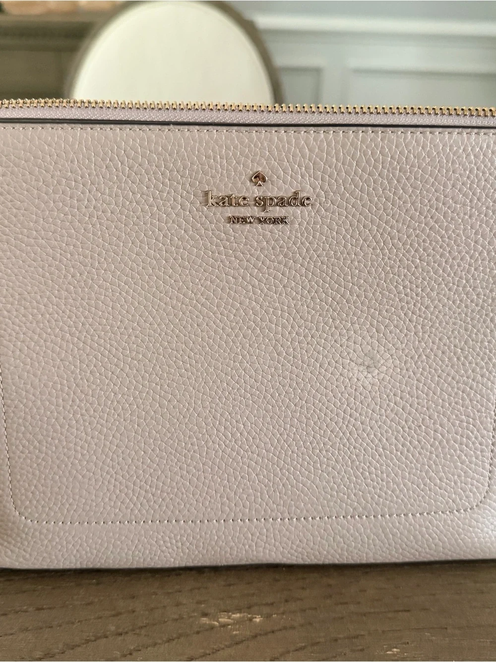 kate spade Pebbled Leather Crossbody Bag in Light gray - Picture 4 of 4